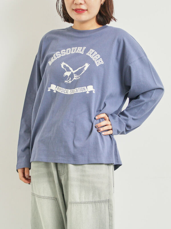 美品！Soe ソーイ個性的！アートプリント柄長袖シャツサイズ0 soe（ソーイ）の「soe/ソーイ/フラワープリントシャツ/Flower Printed