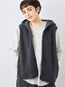 リバーシブルボアベスト(チャコールグレー/モカ/キナリ)|SM2(エスエムツー)通販
