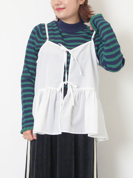 前後2wayキャミビスチェ（オフホワイト/ブラック/ブラウン）｜SM2（エスエムツー）通販