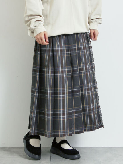 チェックプリーツスカート（グレー/ブラック/ブラウン）｜SM2（エスエムツー）通販