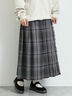 チェックプリーツスカート（グレー/ブラック/ブラウン）｜SM2（エスエムツー）通販
