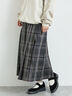 チェックプリーツスカート（グレー/ブラック/ブラウン）｜SM2（エスエムツー）通販