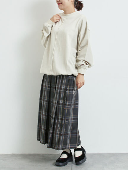 チェックプリーツスカート（グレー/ブラック/ブラウン）｜SM2（エスエムツー）通販