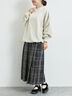 チェックプリーツスカート（グレー/ブラック/ブラウン）｜SM2（エスエムツー）通販