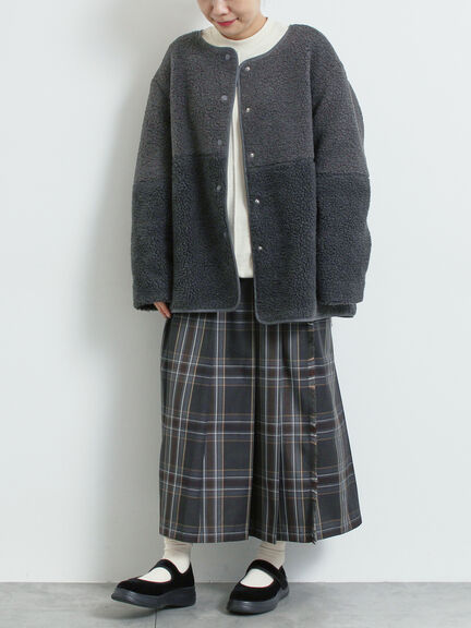 チェックプリーツスカート（グレー/ブラック/ブラウン）｜SM2（エスエムツー）通販