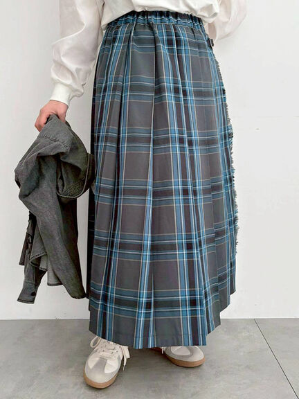 チェックプリーツスカート（グレー/ブラック/ブラウン）｜SM2（エスエムツー）通販