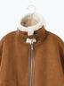 フェイクムートンフライトジャケット（ベージュ/ブラウン/キャメル）｜SM2（エスエムツー）通販