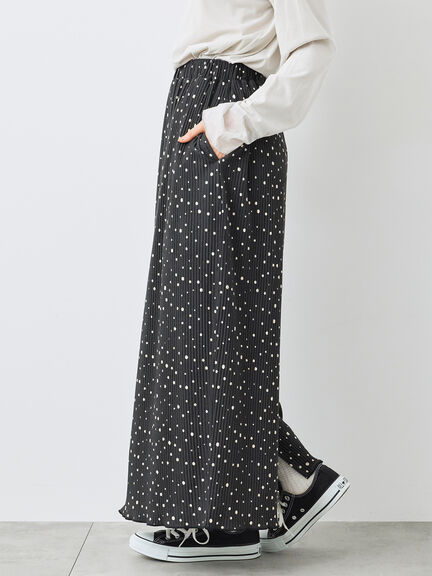 アソート楊柳プリーツスカート（グレー/チャコールグレー/ブラック）｜SM2（エスエムツー）通販