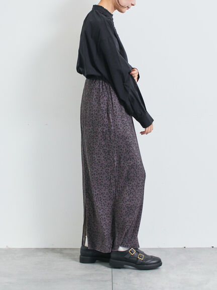 アソート楊柳プリーツスカート（グレー/チャコールグレー/ブラック）｜SM2（エスエムツー）通販