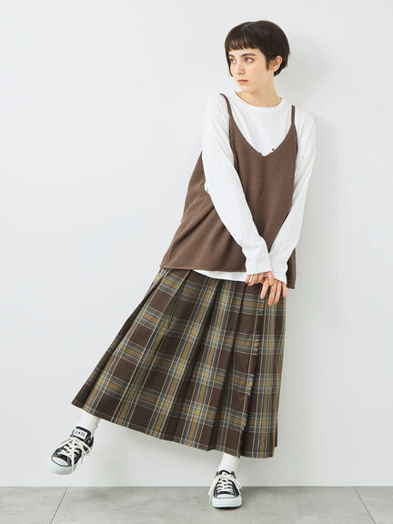 ニットキャミチュニック（ブラック/モカ/ＴＯＰグレー）｜SM2（エスエムツー）通販