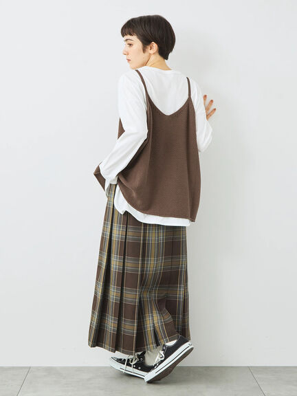 ニットキャミチュニック（ブラック/モカ/ＴＯＰグレー）｜SM2（エスエムツー）通販