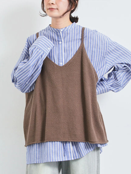 ニットキャミチュニック（ブラック/モカ/ＴＯＰグレー）｜SM2（エスエムツー）通販