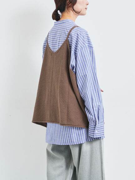 ニットキャミチュニック（ブラック/モカ/ＴＯＰグレー）｜SM2（エスエムツー）通販