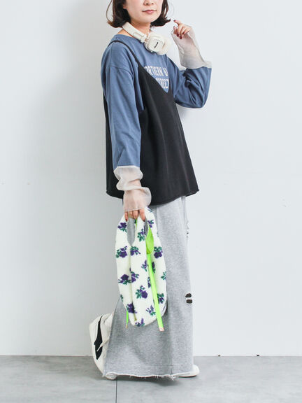 ニットキャミチュニック（ブラック/モカ/ＴＯＰグレー）｜SM2（エスエムツー）通販