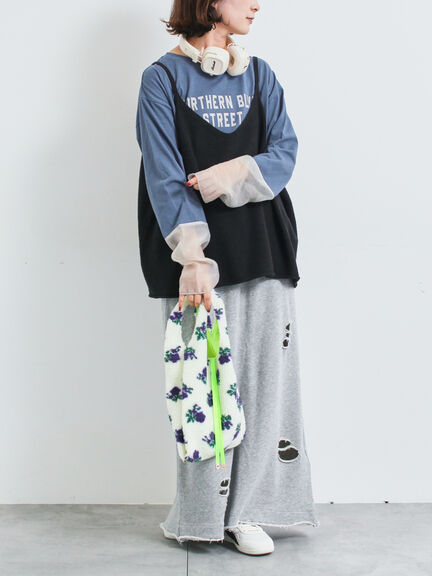 ニットキャミチュニック（ブラック/モカ/ＴＯＰグレー）｜SM2（エスエムツー）通販