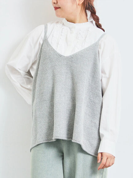 ニットキャミチュニック（ブラック/モカ/ＴＯＰグレー）｜SM2（エスエムツー）通販