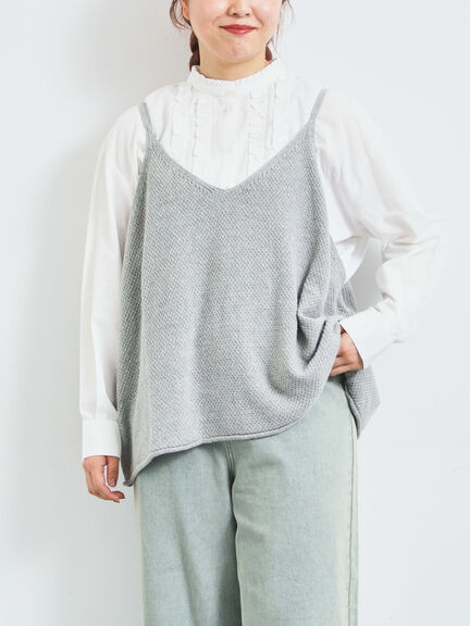 ニットキャミチュニック（ブラック/モカ/ＴＯＰグレー）｜SM2（エスエムツー）通販