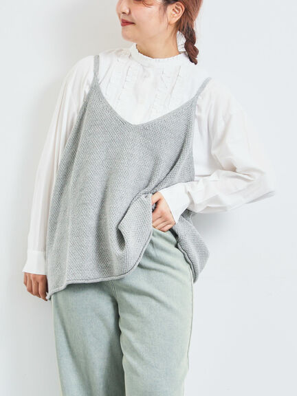 ニットキャミチュニック（ブラック/モカ/ＴＯＰグレー）｜SM2（エスエムツー）通販