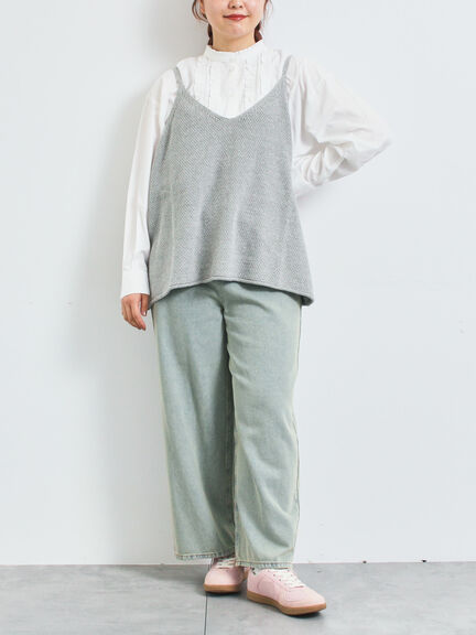 ニットキャミチュニック（ブラック/モカ/ＴＯＰグレー）｜SM2（エスエムツー）通販