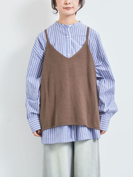 ニットキャミチュニック（ブラック/モカ/ＴＯＰグレー）｜SM2（エスエムツー）通販