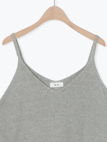 ニットキャミチュニック（ブラック/モカ/ＴＯＰグレー）｜SM2（エスエムツー）通販