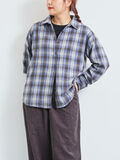 起毛チェックシャツ（ブルー）｜SM2（エスエムツー）通販