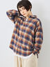 起毛チェックシャツ（ブラック/ベージュ/ブルー）｜SM2（エスエムツー）通販
