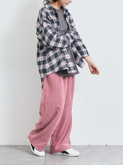 起毛チェックシャツ（ブラック/ベージュ/ブルー）｜SM2（エスエムツー）通販