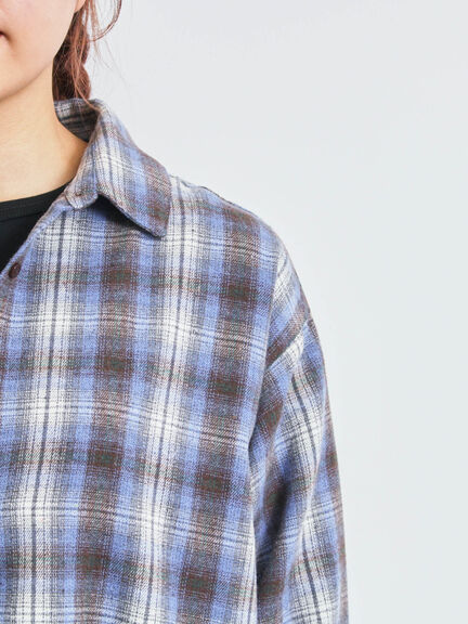 起毛チェックシャツ（ブラック/ベージュ/ブルー）｜SM2（エスエムツー）通販