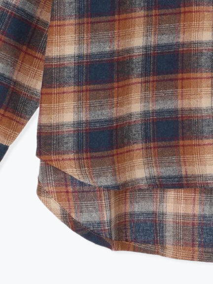 起毛チェックシャツ（ブラック/ベージュ/ブルー）｜SM2（エスエムツー）通販