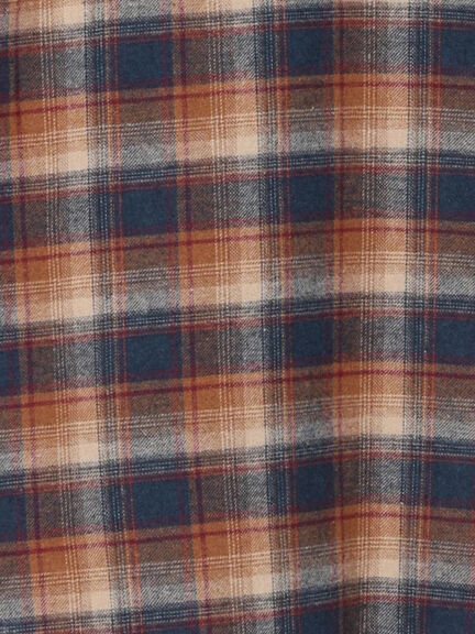 起毛チェックシャツ（ブラック/ベージュ/ブルー）｜SM2（エスエムツー）通販