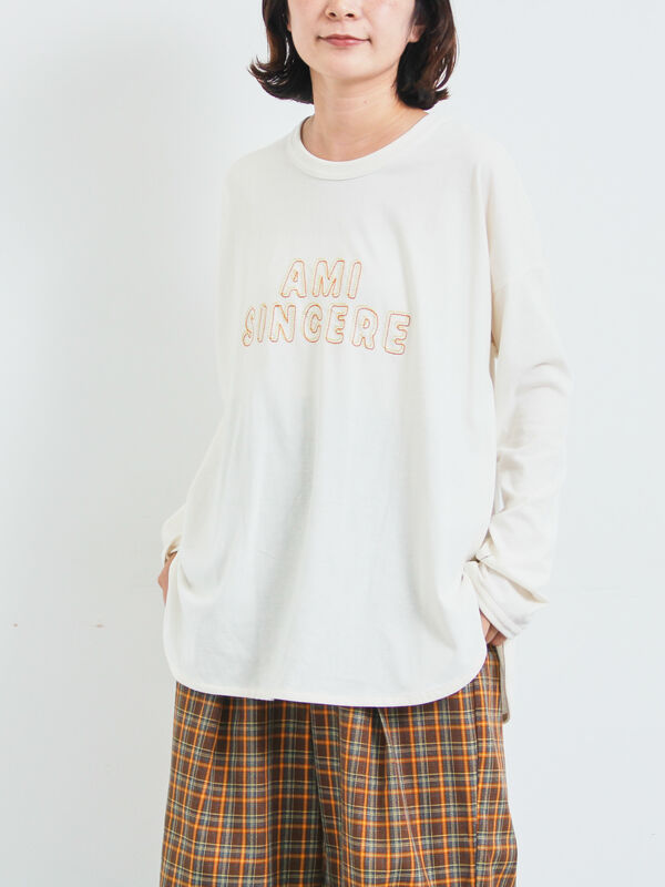 セール】 アソートロゴロンT（オフホワイト/チャコールグレー/キナリ