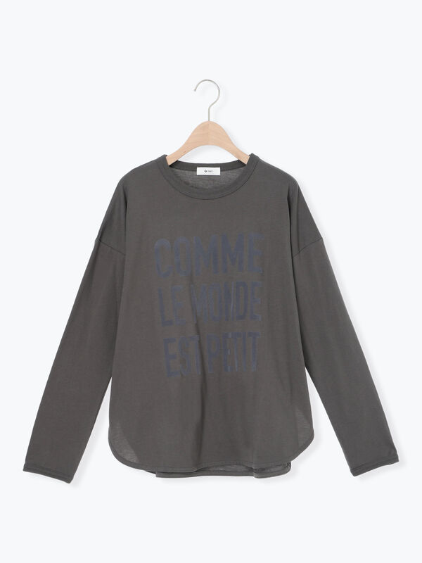 セール】 アソートロゴロンT（オフホワイト/チャコールグレー/キナリ