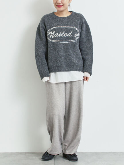 布帛切替ロンT（オフホワイト/グレー/ブラック）｜SM2（エスエムツー）通販