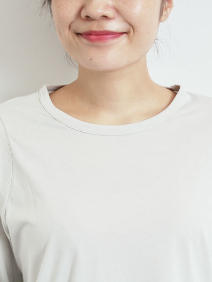 布帛切替ロンT（オフホワイト/グレー/ブラック）｜SM2（エスエムツー）通販