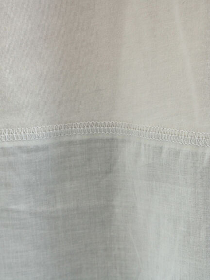 布帛切替ロンT（オフホワイト/グレー/ブラック）｜SM2（エスエムツー）通販