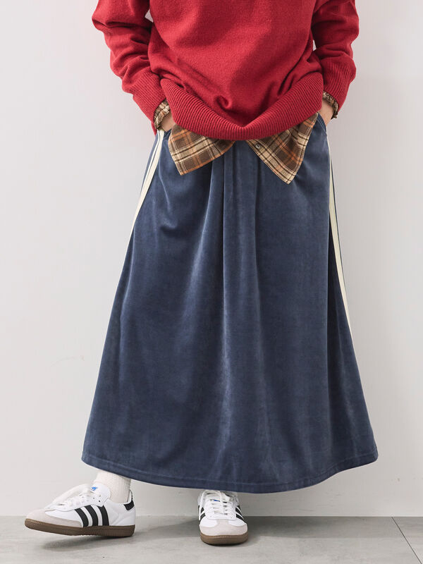 ラビットベロアスカート（ネイビー）｜SM2（エスエムツー）通販