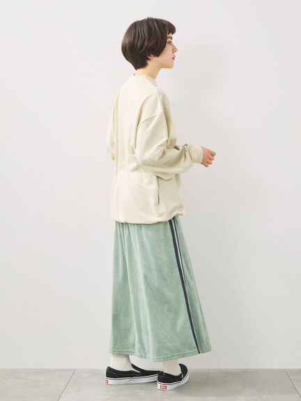 ラビットベロアスカート（ブラック/ミント/ネイビー）｜SM2（エスエムツー）通販