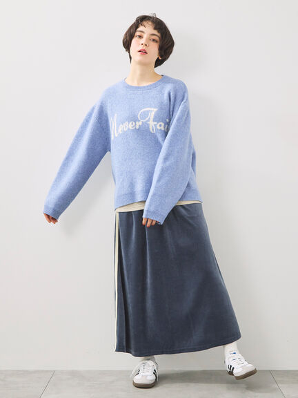 ラビットベロアスカート（ブラック/ミント/ネイビー）｜SM2（エスエムツー）通販