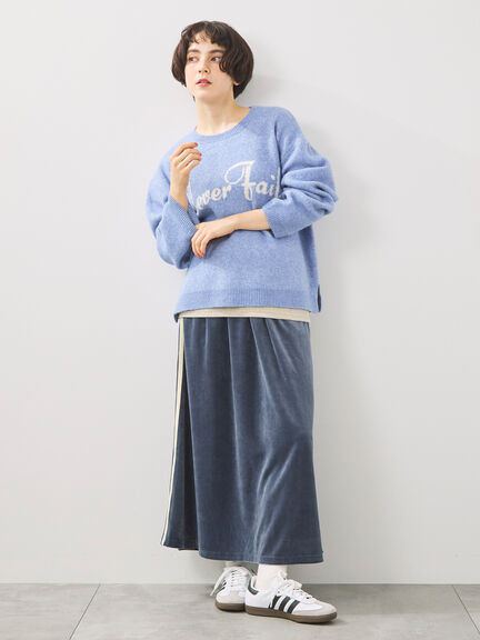 ラビットベロアスカート（ブラック/ミント/ネイビー）｜SM2（エスエムツー）通販