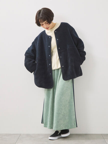 ラビットベロアスカート（ブラック/ミント/ネイビー）｜SM2（エスエムツー）通販