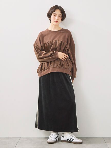 ラビットベロアスカート（ブラック/ミント/ネイビー）｜SM2（エスエムツー）通販