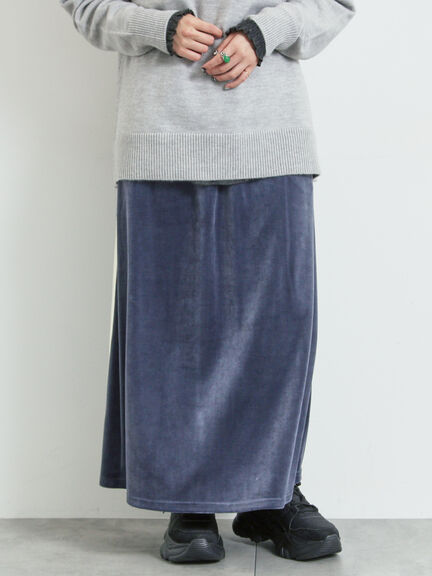 ラビットベロアスカート（ブラック/ミント/ネイビー）｜SM2（エスエムツー）通販