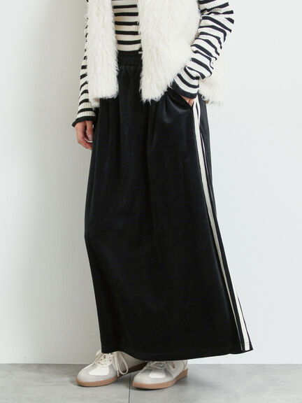 ラビットベロアスカート（ブラック/ミント/ネイビー）｜SM2（エスエムツー）通販