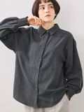 アソート袖口シャーリングブラウス（チャコールグレー）｜SM2（エスエムツー）通販