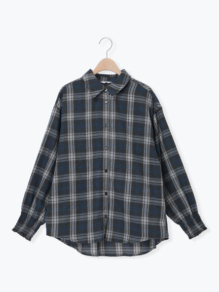 アソート袖口シャーリングブラウス（グレー/チャコールグレー/ベージュ/ブラウン）｜SM2（エスエムツー）通販