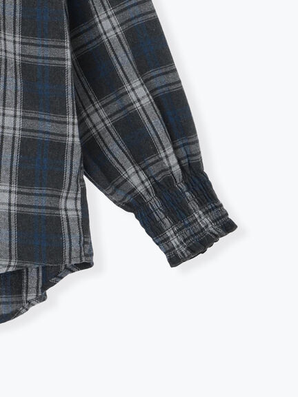 アソート袖口シャーリングブラウス（グレー/チャコールグレー/ベージュ/ブラウン）｜SM2（エスエムツー）通販