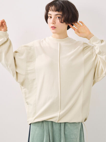 異素材切替スウェット（チャコールグレー/ライトベージュ/ＴＯＰグレー）｜SM2（エスエムツー）通販