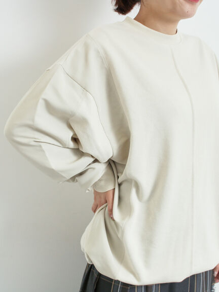 異素材切替スウェット（チャコールグレー/ライトベージュ/ＴＯＰグレー）｜SM2（エスエムツー）通販