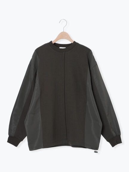 異素材切替スウェット（チャコールグレー/ライトベージュ/ＴＯＰグレー）｜SM2（エスエムツー）通販
